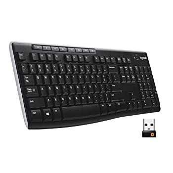 【中古】【インポート品・未当て嵌める】Logitech 無線電話 US 鍵盤 K270 ロングレンジ Unifying 受信システム相応う 並行輸入 [並行輸入品] キーボード-パソコン・周辺機器-マウス・キーボード・入力機器