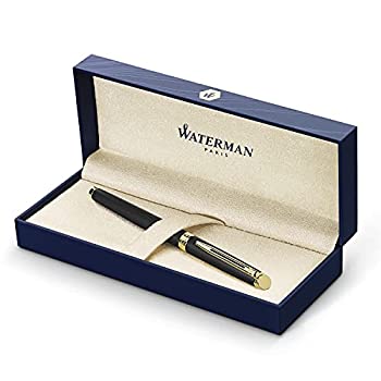 【中古】【輸入品・未使用】Waterman Hemisphere Gift Box includes Medium Nib Gold Trim Fountain Pen - Matt Black 万年筆 (並行輸入品)｜スカイマーケットプラス