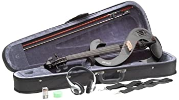 【中古】【輸入品・未使用】EVN 4/4 MBK サイレントバイオリンセット(ケース付) Stagg社 Metallic Black【並行輸入】 71,719円