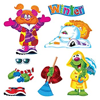 【中古】【輸入品・未使用】[トレンドエンタープライズ]Trend Enterprises Inc Trend Enterprises Furry Friends Seasons Bulletin Board Set T-8315 [並行輸入品]｜スカイマーケットプラス