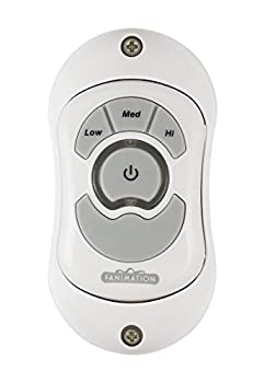【中古】【輸入品・未使用】Fanimation TR33WH Non-Reversing Fan Remote Control%ｶﾝﾏ% 3 Fan Speeds%ｶﾝﾏ% for Use with The Marea Only by Fanimation [並行輸入品]