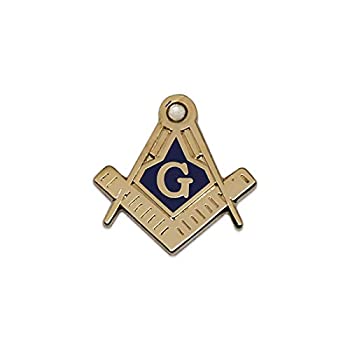 【中古】【輸入品・未使用】フリーメイソンFreemason 3?/ 4?%ダブルクォーテ%ラペルピンブルーLodge by the Masonic Exchange
