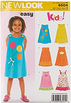 【中古】【輸入品・未使用】New Look Sewing Pattern 6504 Child Dresses%カンマ% Size A (3-4-5-6-7-8) by Simplicity Creative Group Inc - Patterns|スカイマーケットプラス