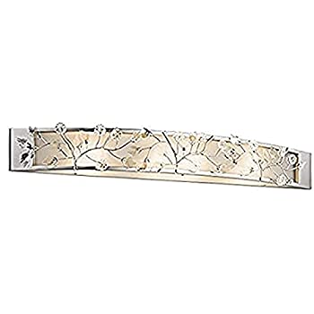 【中古】【輸入品・未使用】Kichler 45293CH Jardine クリスタル壁化粧台照明 4ライト 合計200ワットハロゲンランプ クロム｜スカイマーケットプラス