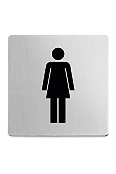 【中古】【輸入品・未使用】ZACK|ツァック 50714 INDICI ピクトグラム(女性用トイレ表示板)