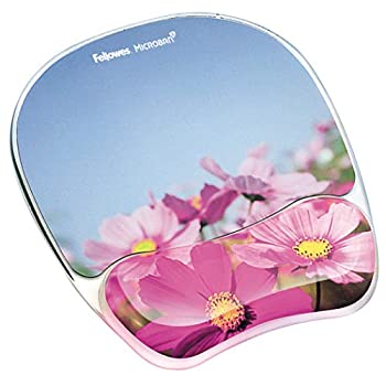 【中古】【輸入品・未使用】Gel Mouse Pad w/Wrist Rest%ｶﾝﾏ% Photo%ｶﾝﾏ% 9 1/4%ﾀﾞﾌﾞﾙｸｫｰﾃ% x 7 1/3%ﾀﾞﾌﾞﾙｸｫｰﾃ%%ｶﾝﾏ% Pink Flowers (並行輸入品) [並行輸入品]