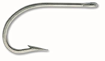 【中古】【輸入品・未使用】(Size 8/0) - Mustad 7731D Big Game Sea Demon Forged Duratin Hook with Brazed Ring (10-Pack)
