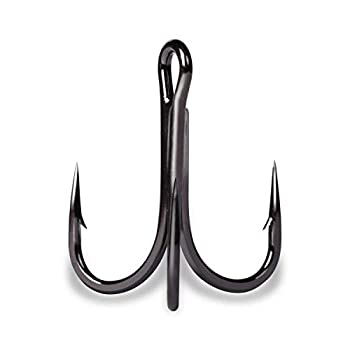 【中古】【輸入品・未使用】Mustad UltraPoint Treble Hook with 3強力なフック（5パック） ブラック