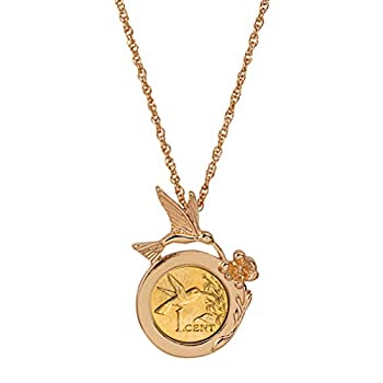 【中古】【輸入品・未使用】American Coin Treasures ハミングバード ゴールドトーン ペンダント｜スカイマーケットプラス