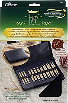 【中古】【輸入品・未使用】Takumi Bamboo Interchangeable Circular Knitting Needle Set- (並行輸入品) [並行輸入品]