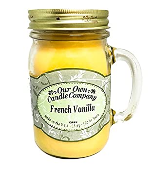 【中古】【輸入品・未使用】(1) - French Vanilla Scented 380ml Mason Jar Candle By Our Own Candle Company New｜スカイマーケットプラス