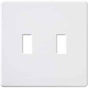 【中古】【輸入品・未使用】Lutron Lutron Fassada 2-gang Toggle Wallplate FG-2-WH 1|スカイマーケットプラス