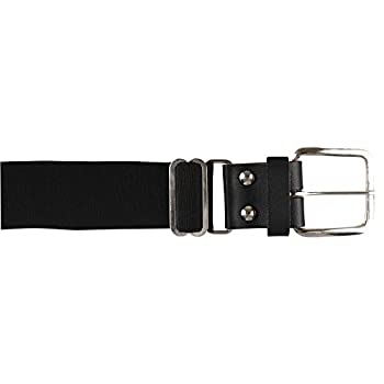 【中古】【インポート品・未当て嵌める】(28-130糎 %ｶﾝﾏ% Black) - Champro Elastic Baseball Belt with 3.8糎 Leather Tab