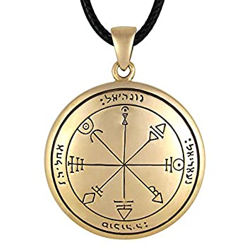 ブロンズFirst Pentacle of Venusソロモンの鍵ペンダントLove Ceremonial Magic Amuletジュエリー