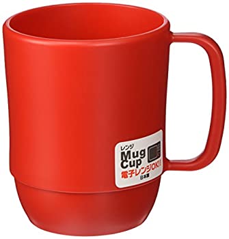 【中古】【輸入品・未使用】イノマタ化学(Inomata-k) マグカップ レンジ用 外寸(mm):107×79×99 レッド RRN0201