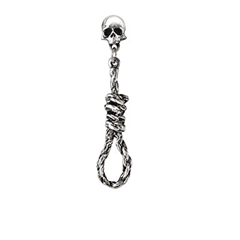 【中古】【輸入品・未使用】Alchemy Gothic (メタルウェア) ハングマン ヌース シングルイヤリング