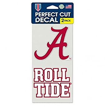 【中古】【インポート品・未当て嵌める】NCAAつばきの州単科大学のPerfect Cut Decal ( Set of 2?)、4?\u0026quot; x 4?\u0026quot;