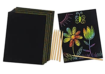 【中古】【輸入品・未使用】Rainbow Colors Scratch Paper by Lakeshore Learning Materials [並行輸入品]