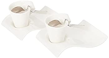 【中古】【インポート品・未当て嵌める】Villeroy \u0026 Boch Newwave Caffe Espresso Service for Two by Villeroy \u0026 Boch