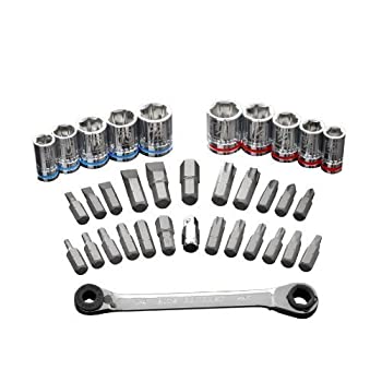 【中古】【輸入品・未使用】Kobalt 338358 35 pc. Right Angle Bit Driver Tool Set with Case 141［並行輸入］