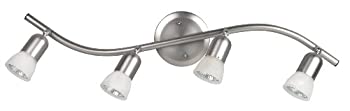 【中古】【インポート品・未当て嵌める】CANARM LTD. IT356A04BPT10 James 4 Bulb Track Light%ｶﾝﾏ% Brushed Pewter by Canarm [並行輸入品]