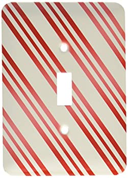 【中古】【輸入品・未使用】3drose LSP 20398?_ 1?Christmas Candy Cane StripeレッドandホワイトSingle切り替えスイッチ