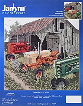 【中古】【輸入品・未使用】Janlynn Counted Cross Stitch Kit, Auction Day 11-1/4" x 10-1/2" (並行輸入品)|スカイマーケットプラス