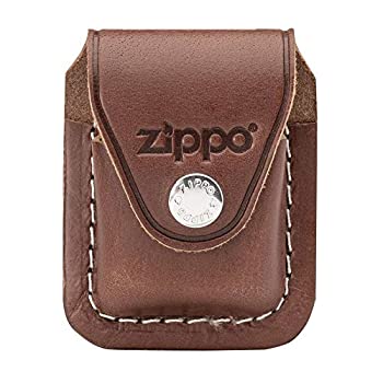 【中古】【輸入品・未使用】ZIPPO ライターケース レザー クリップ ブラウン LPCBW