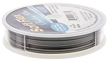 【中古】【輸入品・未使用】Soft Flex Beading Wire%ｶﾝﾏ% Satin Silver%ｶﾝﾏ% .024 Inch%ｶﾝﾏ% 100 Feet by EuroTool｜スカイマーケットプラス