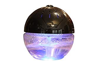 【中古】【輸入品・未使用】EcoGecko Earth Globe- Glowing Water Air Washer and Revitalizer with Lavender Oil%ｶﾝﾏ% Black｜スカイマーケットプラス