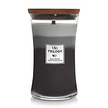 【中古】【輸入品・未使用】Woodwick Candle Warm Woods Trilogy Large Jar