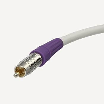 【中古】【インポート品・未当て嵌める】Blue Jeans Cable LC-1 ダブル遮蔽物 低静電容量サブウーファーケーブル 20フート 白いこと