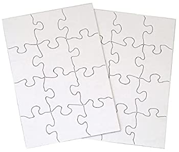 【中古】【輸入品・未使用】Inovart Puzzle-It Blank Puzzles 12 Piece 5-1/2 x 8 - 24 Pieces Per Package Color: #1%ｶﾝﾏ% Model: 2702%ｶﾝﾏ% Toys & Play by Kids & Play