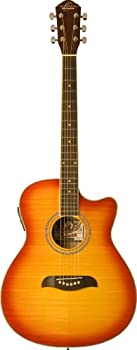 【中古】【輸入品・未使用】Oscar Schmidt オスカーシュミット OACEFCS エレアコ - Cherry Sunburst アコースティックギター アコギ ギター (並行輸入)
