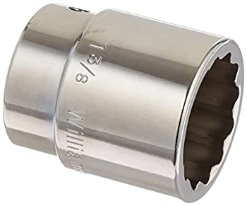 【中古】【輸入品・未使用】Williams H-1244 3/4 ドライブ浅いソケット、12ポイント、1-3/8インチ
