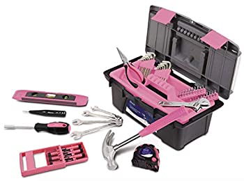 【中古】【インポート品・未当て嵌める】Apollo Precision Tools DT9773P Household Tool Kit with Tool box%ｶﾝﾏ% Pink%ｶﾝﾏ% 53-Piece by American Fulfillment [並行輸入品]