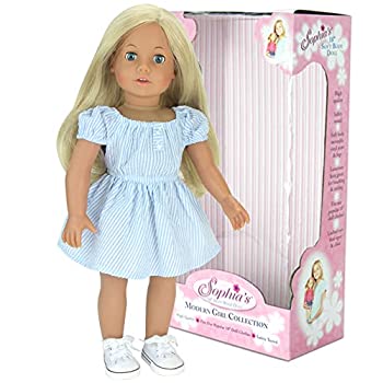【中古】【輸入品・未使用】18 Inch Sophia Doll%カンマ% 18 Inch Blonde Sophia's Doll%カンマ% Jointed Arms/Legs & Soft Body|スカイマーケットプラス