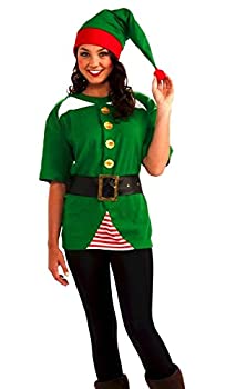 【中古】【輸入品・未使用】Forum Novelties Unisex Adult Jolly Elf Costume Kit [並行輸入品]