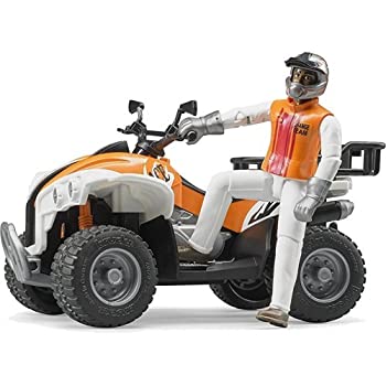【中古】【輸入品・未使用】bruder(ブルーダー) クォードバギー フィギュア付き BR63000 [並行輸入品]