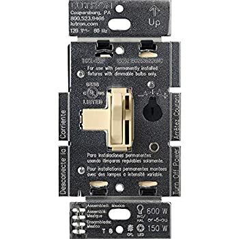 【中古】【輸入品・未使用】Lutron Ariadni/Toggler LED+調光器 | 150ワット 単極/3ウェイ | AYCL-153P-IV | アイボリー