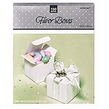 【中古】【輸入品・未使用】White Favor Boxes ホワイト好意ボックス♪ハロウィン♪サイズ：