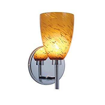 【中古】【輸入品・未使用】Jesco Lighting WS665M フラットシリーズ 665 1灯壁取り付け用燭台 サテン Mサイズ|スカイマーケットプラス
