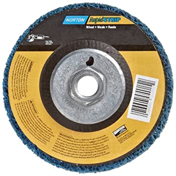 【中古】【インポート品・未当て嵌める】Norton Non-Woven Depressed Center Rapid Strip Wheel%ｶﾝﾏ% 4-1/2 Diameter%ｶﾝﾏ% 5/8-11 Arbor Hub%ｶﾝﾏ% Grit Coarse (Pack of 1) by Norton Ab