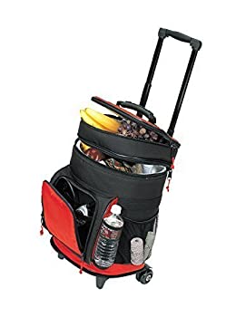 【中古】【インポート品・未当て嵌める】Travel5.0 Deluxe Ripstop Beach Travel Rolling Cooler With Wheels%ｶﾝﾏ% Blue
