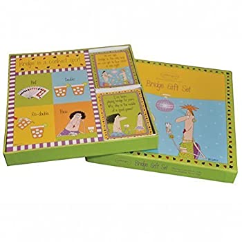 【中古】【インポート品・未当て嵌める】[Design]Design Get to Four Clubs Bridge Gift Set 2 Decks Playing Cards and a Score Pad bridgegiftset [並行輸入品] スポーツ・アウトドア-その他