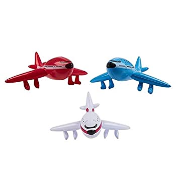 【中古】【輸入品・未使用】Set of 3 Inflatable AIRPLANES/Jet/747/INFLATES/Birthday PARTY DECORATIONS Favors/Decor/24%ﾀﾞﾌﾞﾙｸｫｰﾃ% NEW in Package PLANE by RIN [並行｜スカイマーケットプラス