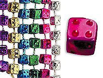 【中古】【輸入品・未使用】[トロピカル ヘイズ]Tropical Haze Bunco Dice Mardi Gras Bead Necklaces BDBN [並行輸入品]