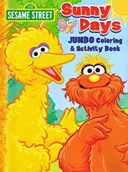 【中古】【輸入品・未使用】Sesame Street Jumbo Coloring Book - Sunny Days by Bendon Publishing International%ｶﾝﾏ% Inc. [並行輸入品]