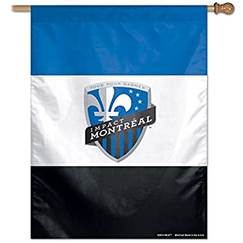 【中古】【輸入品・未使用】サッカーインパクト モントリオール垂直フラグ 27インチ x 37インチ