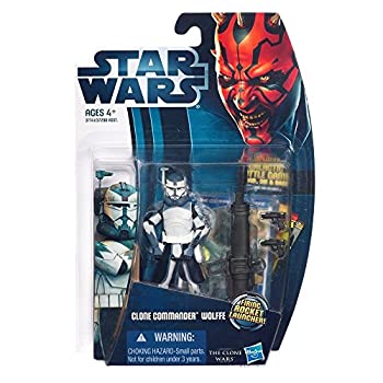 【中古】【輸入品・未使用】Hasbro スター・ウォーズ 2012 クローン・ウォーズ ベーシックフィギュア クローンコマンダー ウルフ/Star Wars 2012 The Clone Wars Action Fig画像